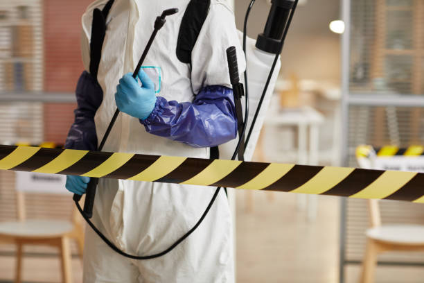 Professional Biohazard Cleanup technician working in Taylor, TX